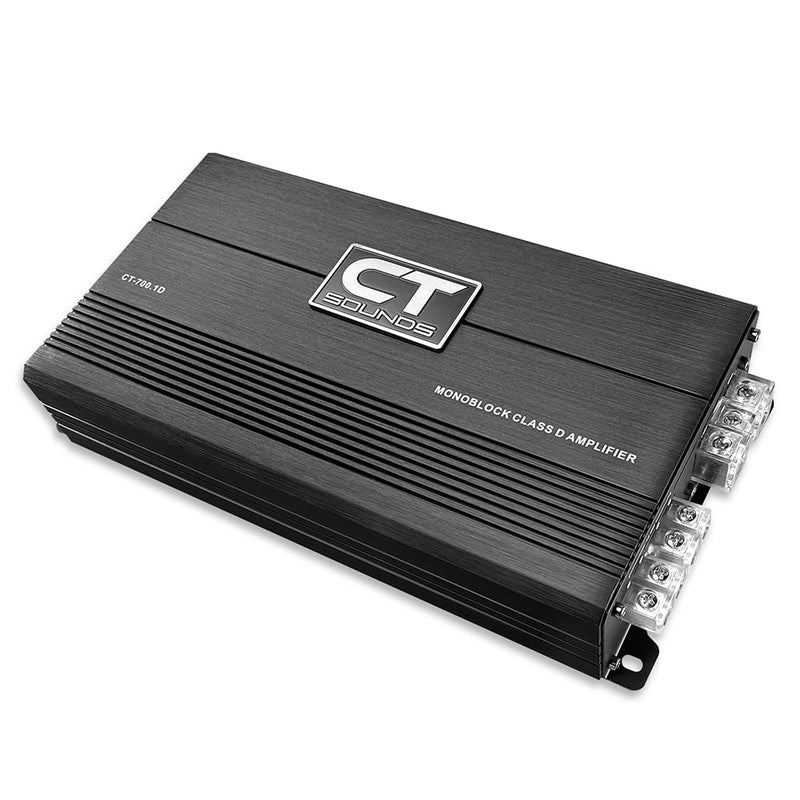 CT Sounds مضخم الصوت الأحادي المدمج CT Sounds CT-700.1D من الفئة D للسيارات، 700 واط RMS - Image 3
